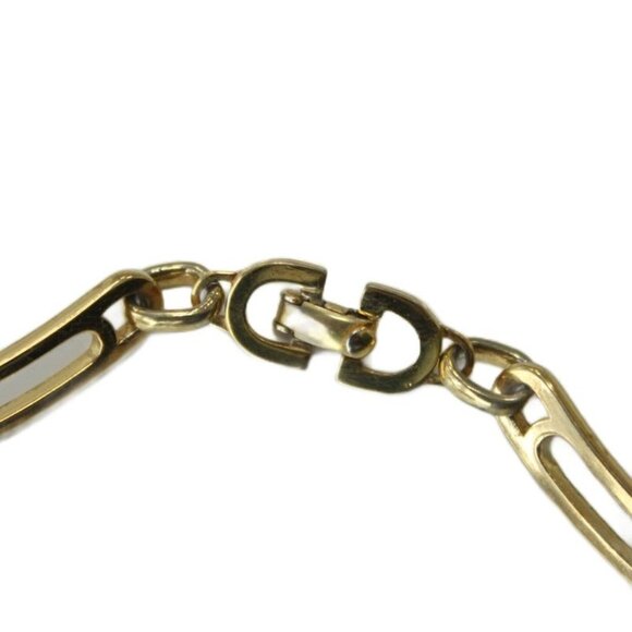 Christian Dior Necklace CD Logo Gold Color Golden KW GY18 - Picture 3 of 4